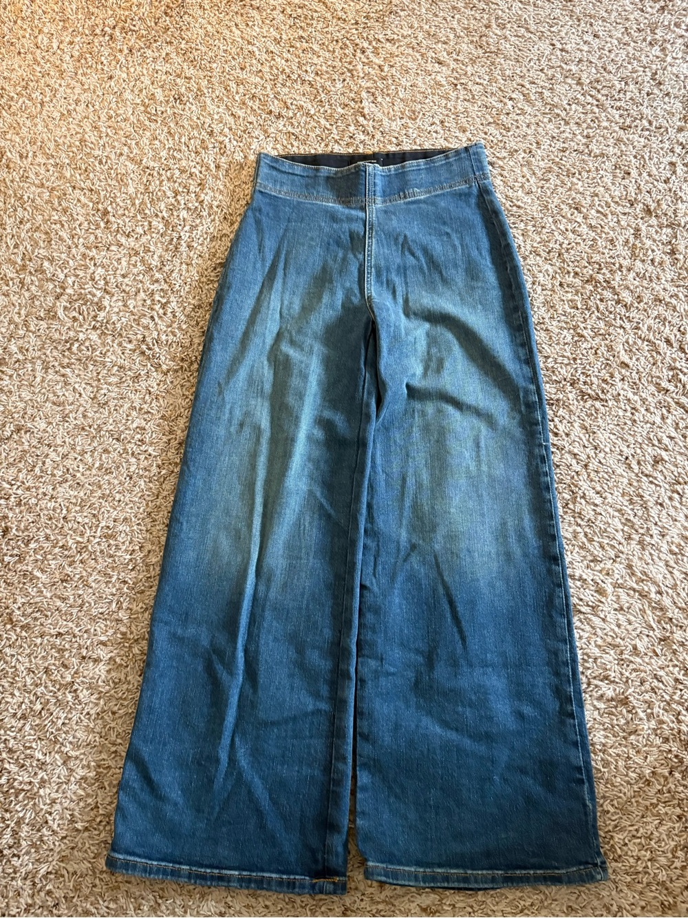 Banana Republic pull on High-Waist Wide Leg Women’s Jeans - Blue size small P